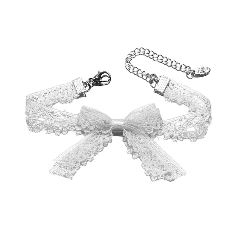 White Lace Anklet