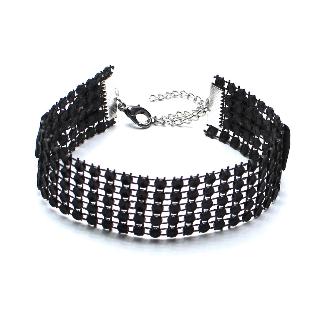 Black Sparkly Vixen Anklet