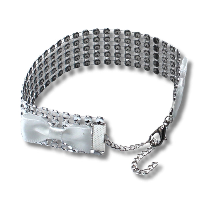 White Sparkly Vixen Anklet