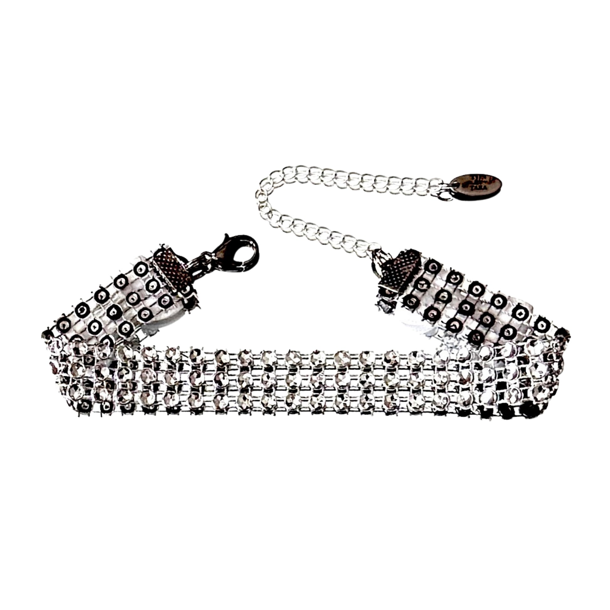 Vixen White Anklet on a White Background