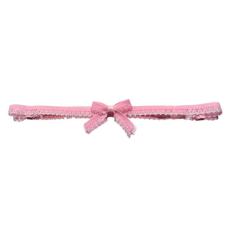 Belle Pink Bow Belt