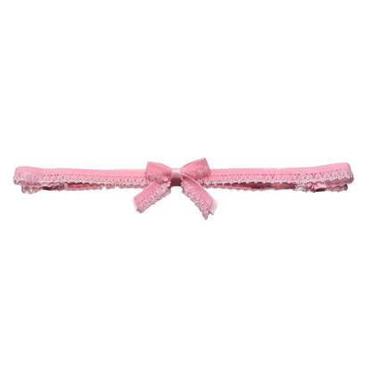 Belle Pink Bow Belt