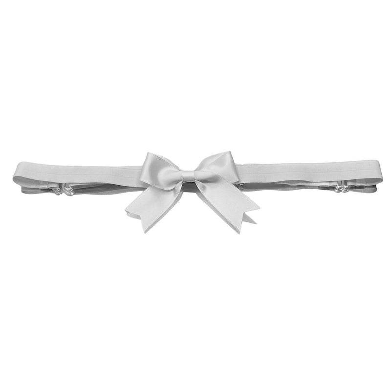 Bombshell White Bow Belt