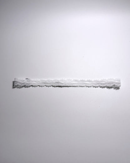 Chantilly White Lace Bow Belt