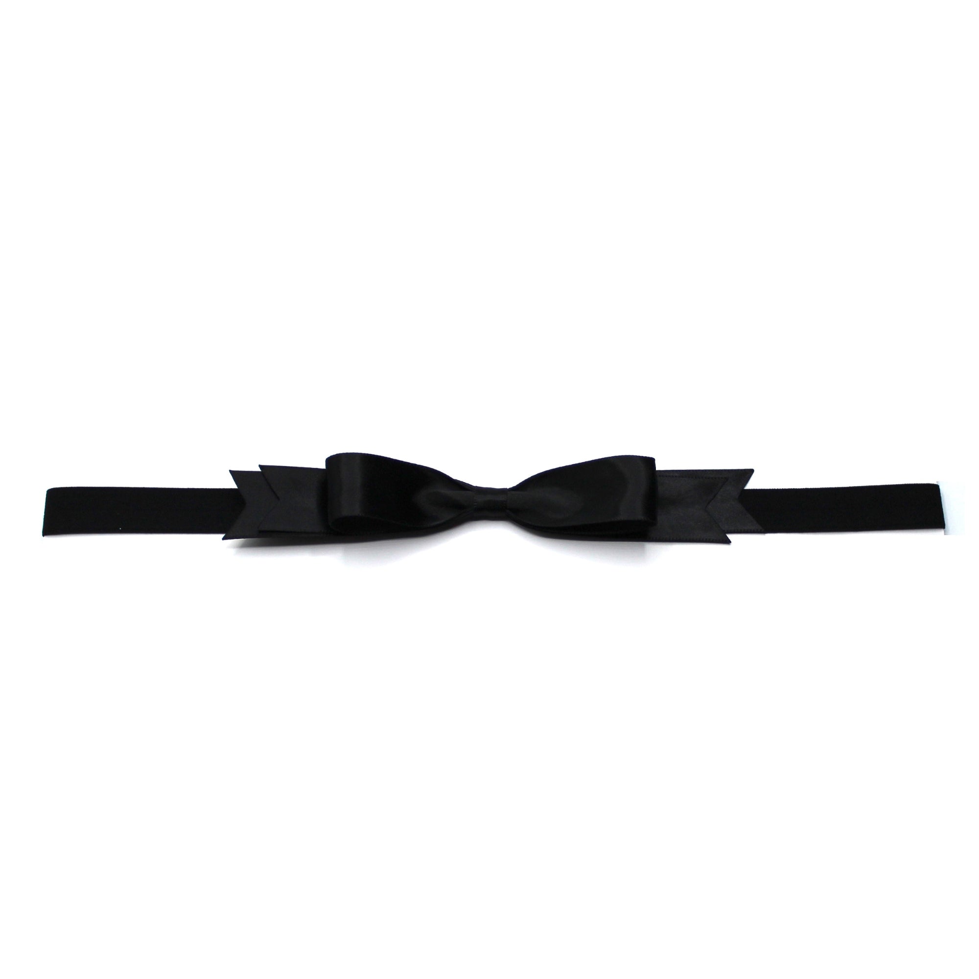 Enchantress Black Bow Adjustable Belt with Wispy Tails