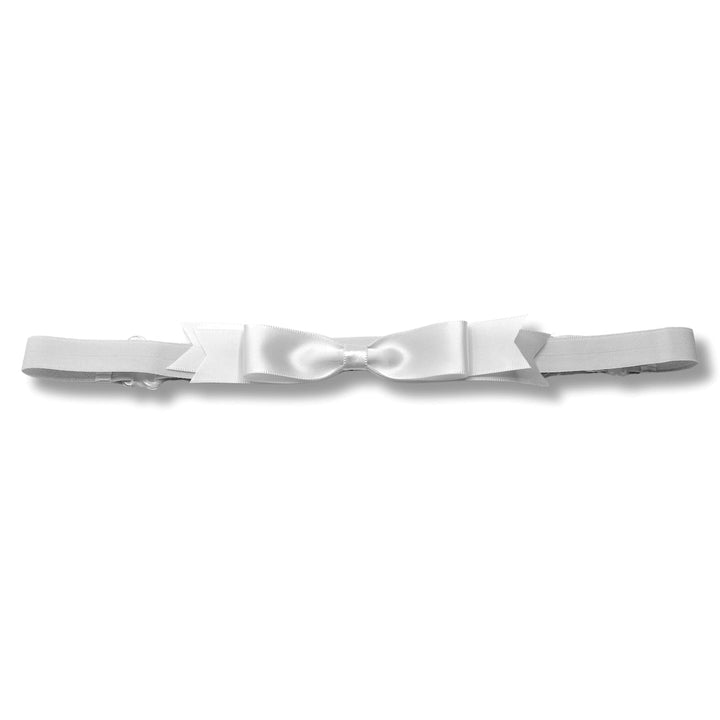 Enchantress White Satin Bow Belt