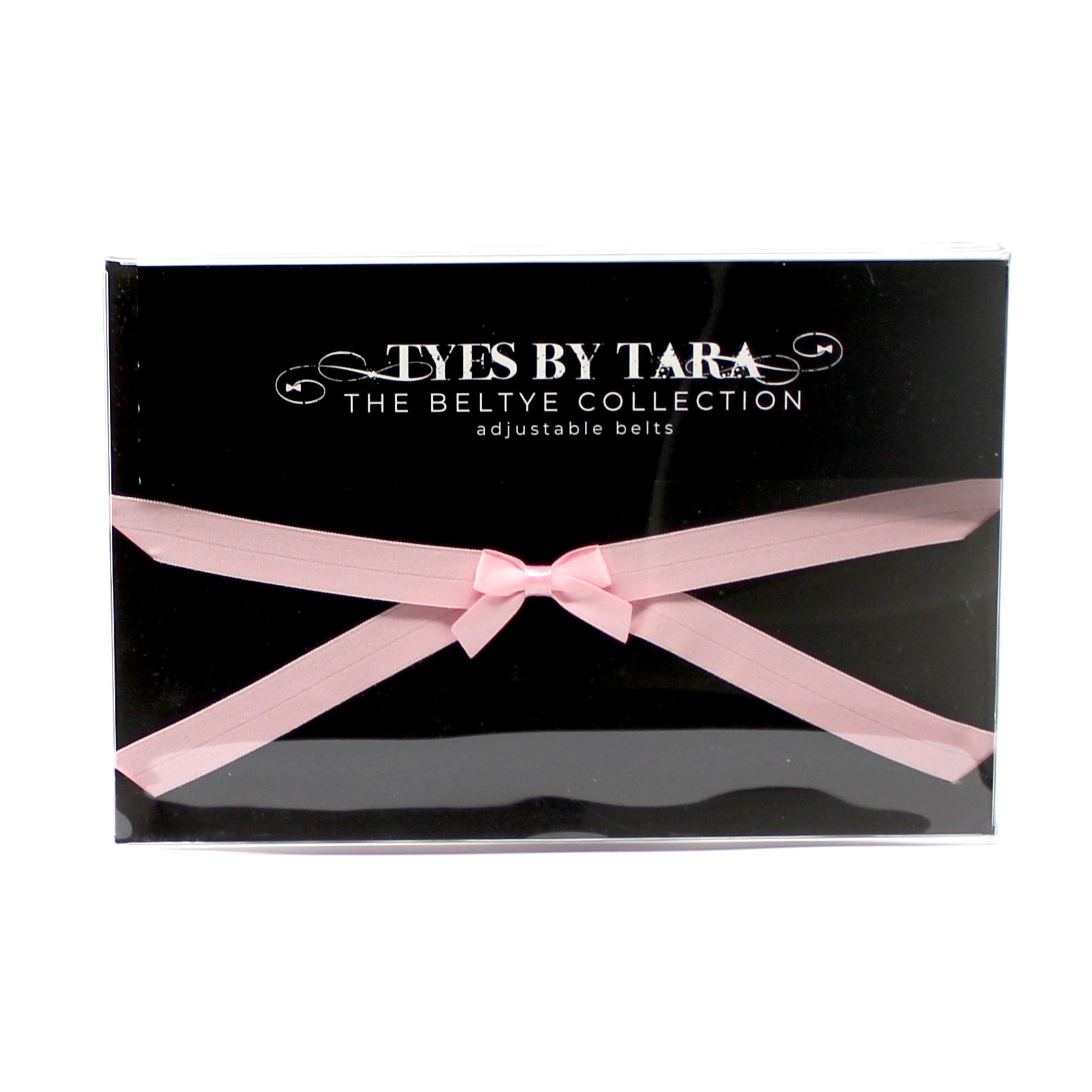Ivy Pink Bow Belt with Double Banded Elastic and Adjustable Straps