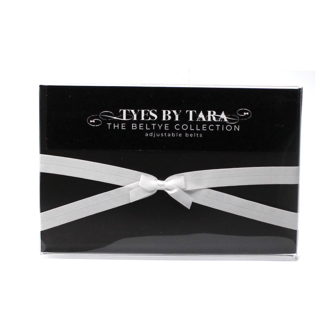 Ivy White Criss Cross Belt with Satin Bow
