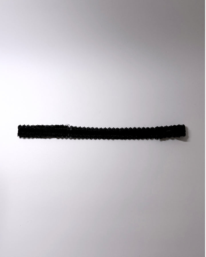 Lady Black Bow Belt Elastic 