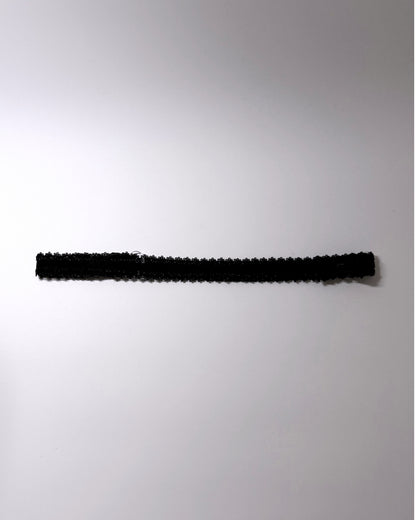 Lady Black Bow Belt Elastic 