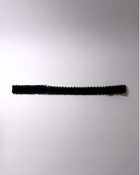 Lady Black Bow Belt Elastic 