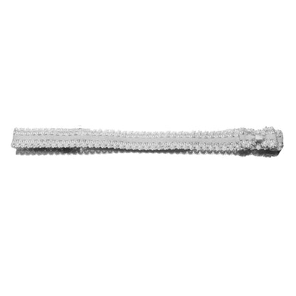 Lady White Bow Belt on white background