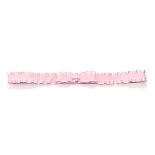 Maiden Pink Ruffled Adjustable Belt