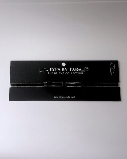 Packaging View of Queen Black Bow Belt