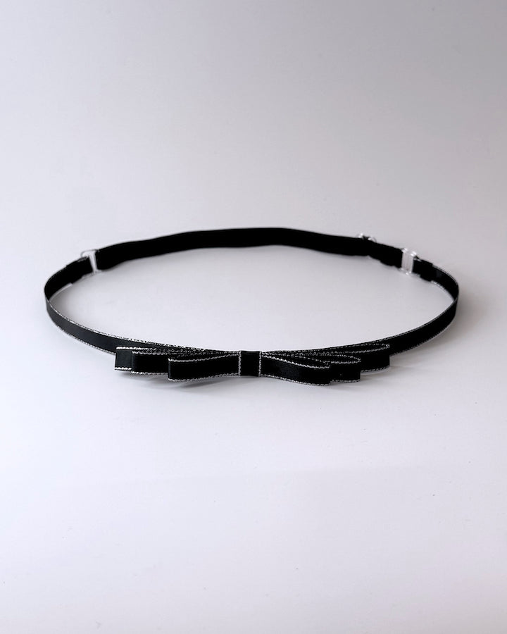Black Queen Bow Belt 