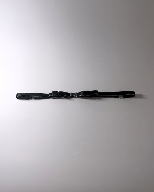 Queen Black Bow Belt