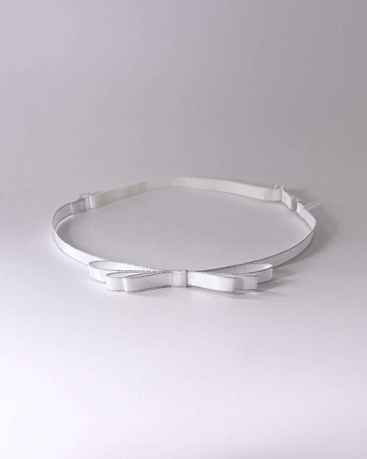 White Queen Bow Belt 