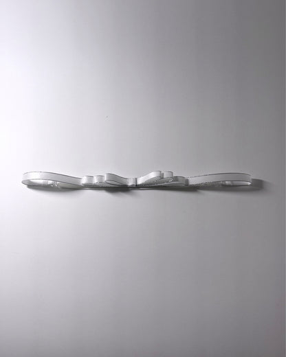 Queen White Bow Belt 