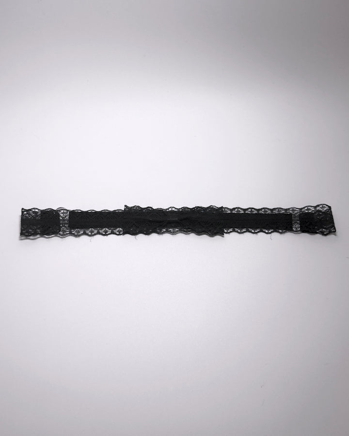 Siren Blace Lace Bow Belt 