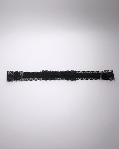 Siren Blace Lace Bow Belt 