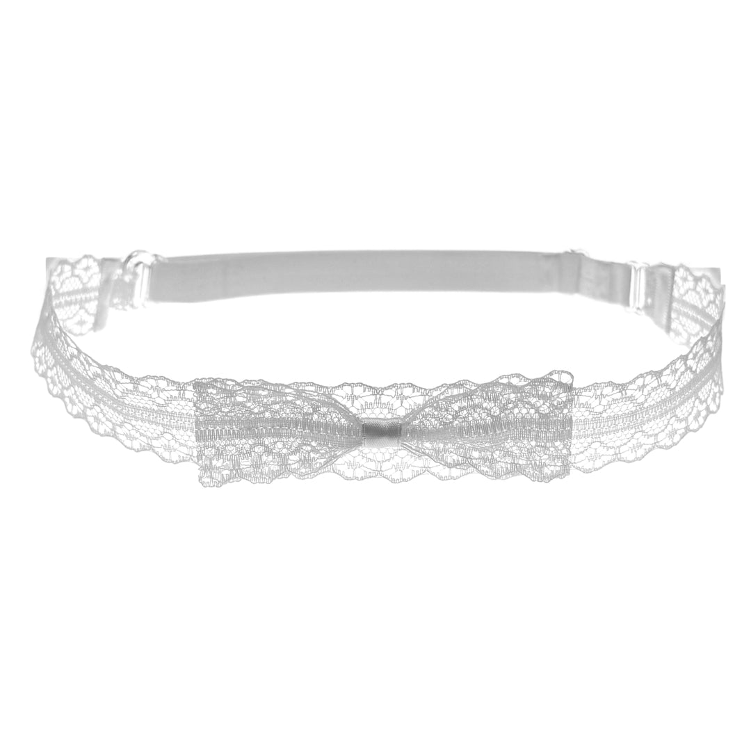 Siren White Lace Bow Adjustable Belt 