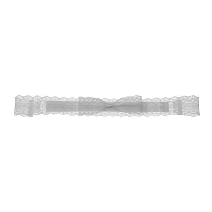 Siren White Lace Bow Belt