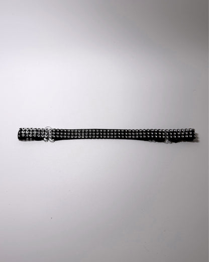 Vixen Sparkly Rhinestone Mesh Bow Belt 