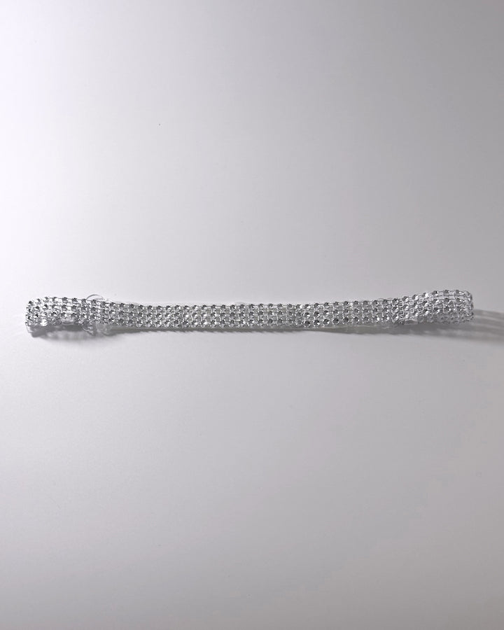 Vixen White Sparkly Bow Belt 
