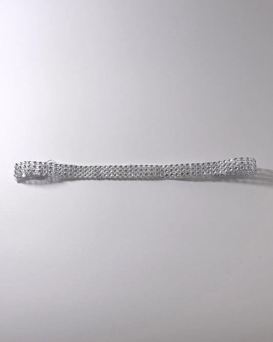 Vixen White Sparkly Bow Belt 