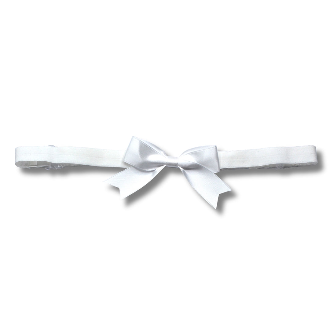 Yours Truly White Bow Belt