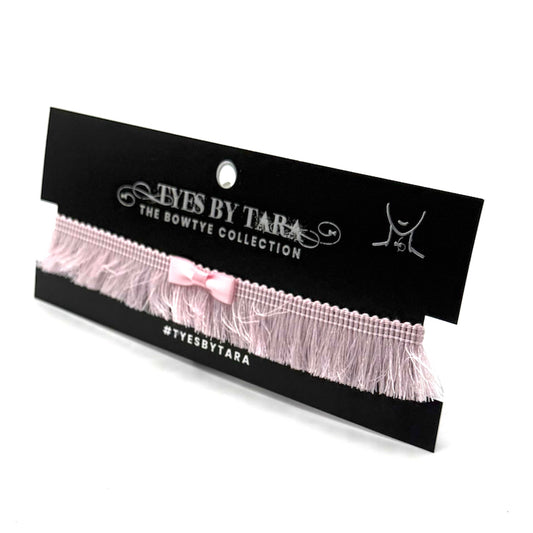Fringe with Benefits Pink Bowtye