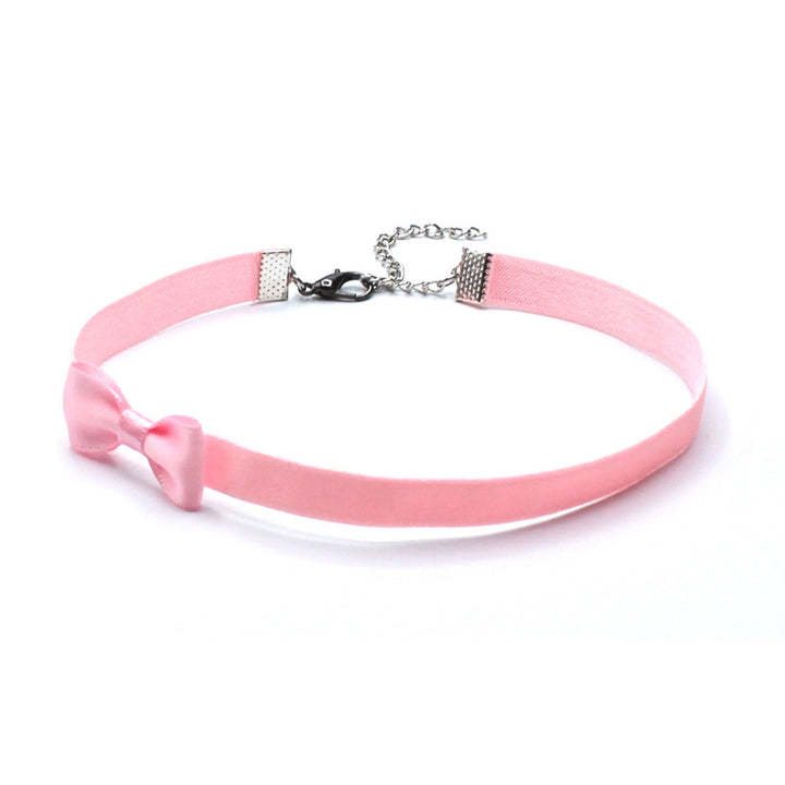 Pink Bow Choker