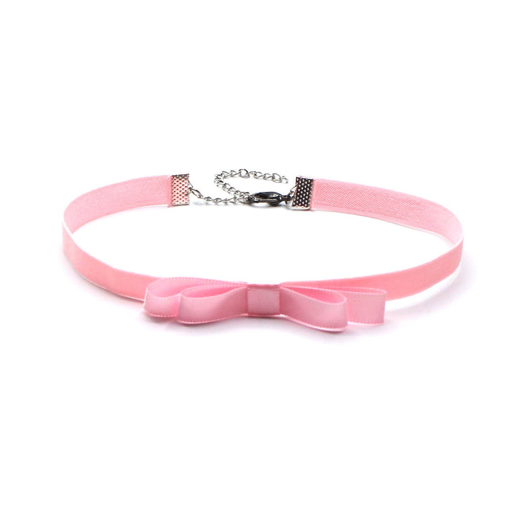 Pink Bow Choker