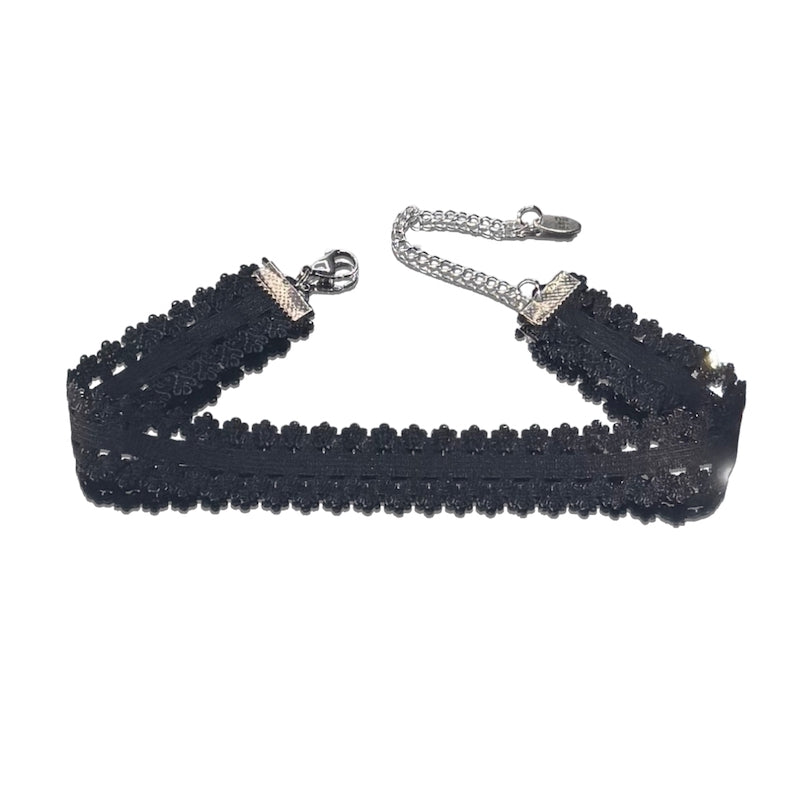 Lady Black Bow Choker