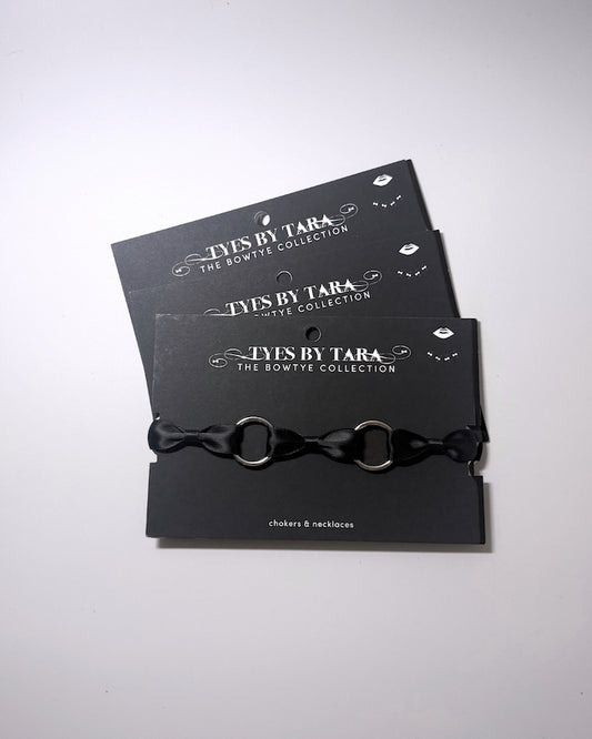 Runaway Black O Ring Choker 3 Pack