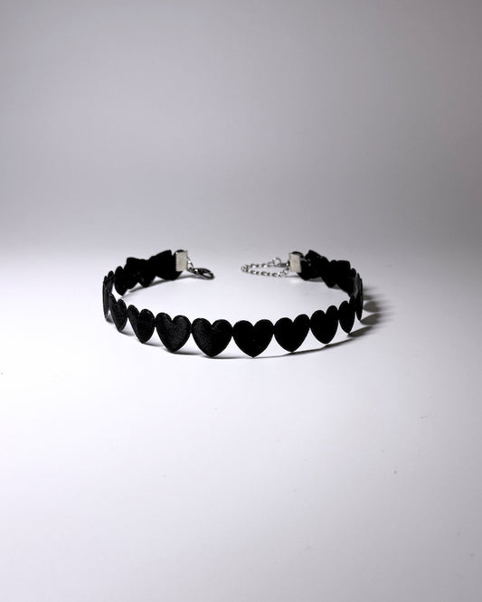 Sweetheart Black Bow Choker 