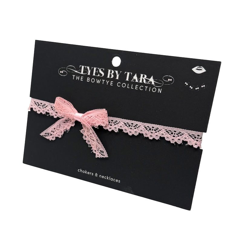 Tease Pink Lace Choker Packaging View