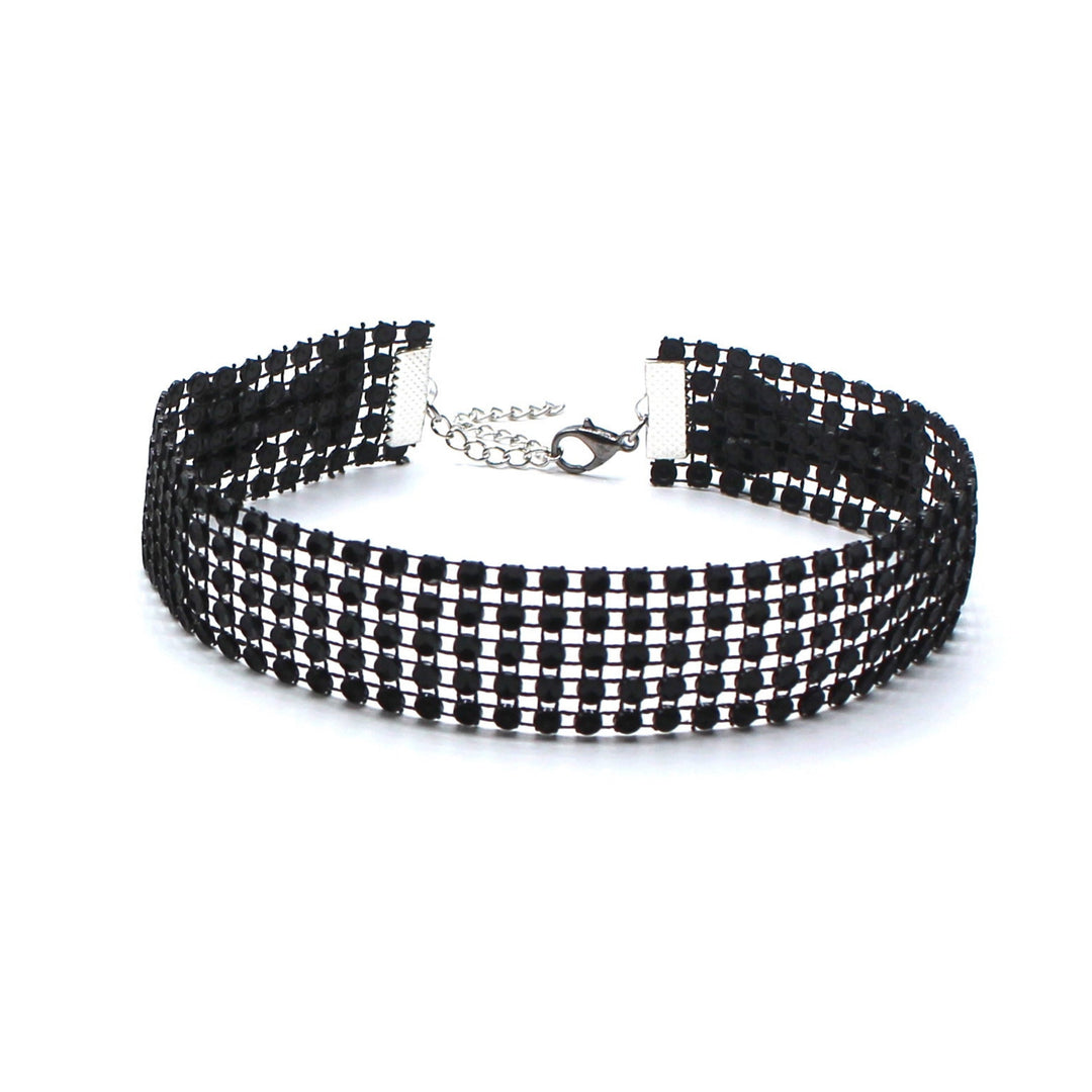 Black Vixen Sparkly Choker with Black Bows