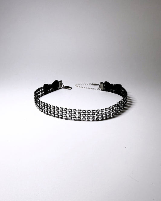 Vixen Black Sparkly Choker 
