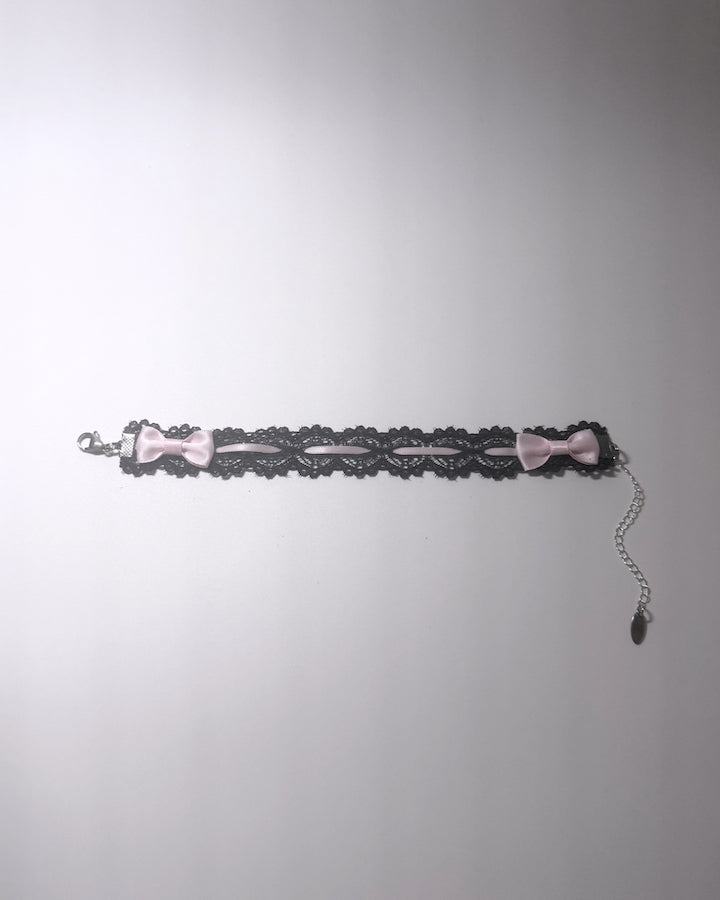 Chantilly Black Lace Anklet flatlay