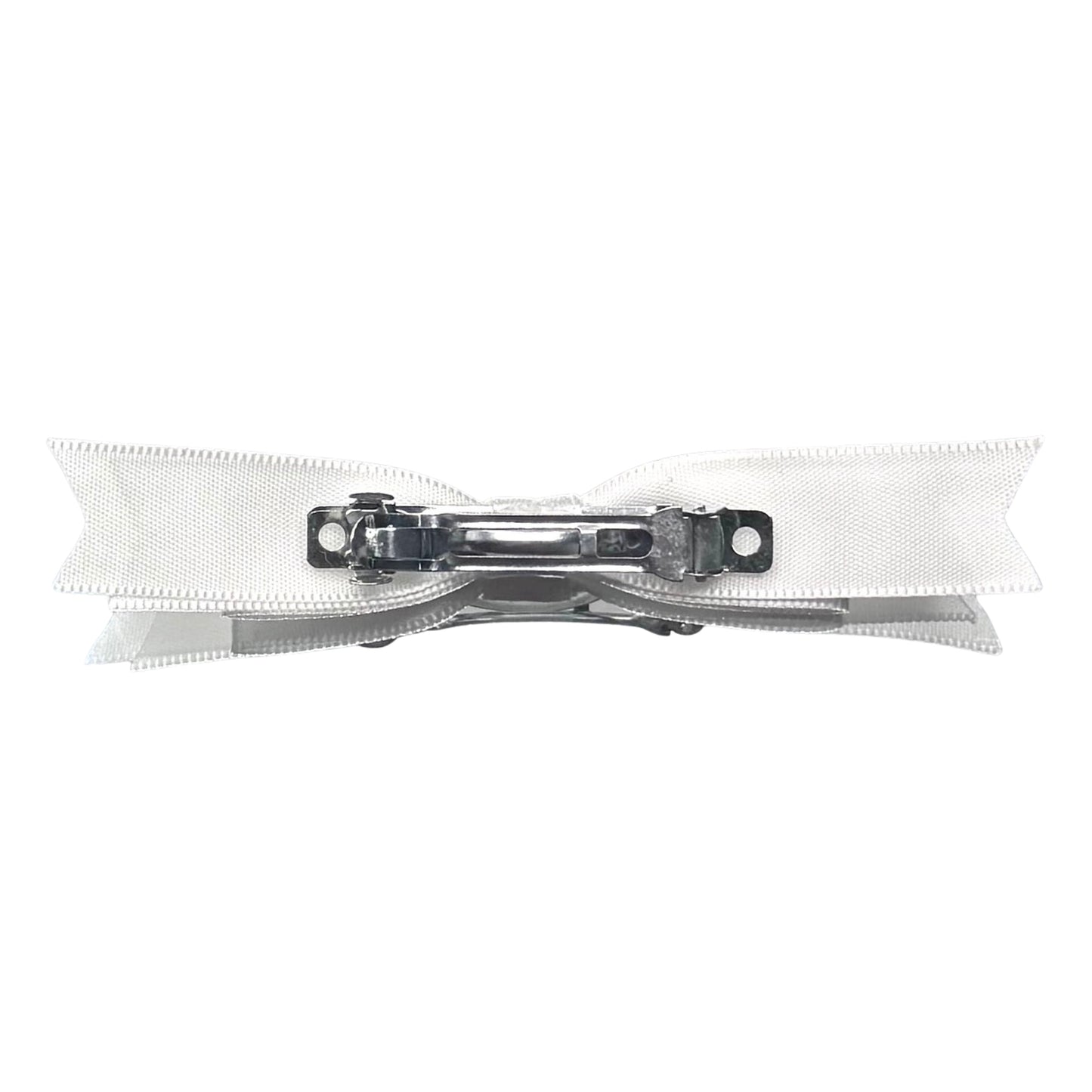 Enchantress White Hair Bow Barrette