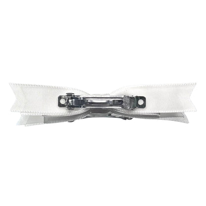 Enchantress White Hair Bow Barrette