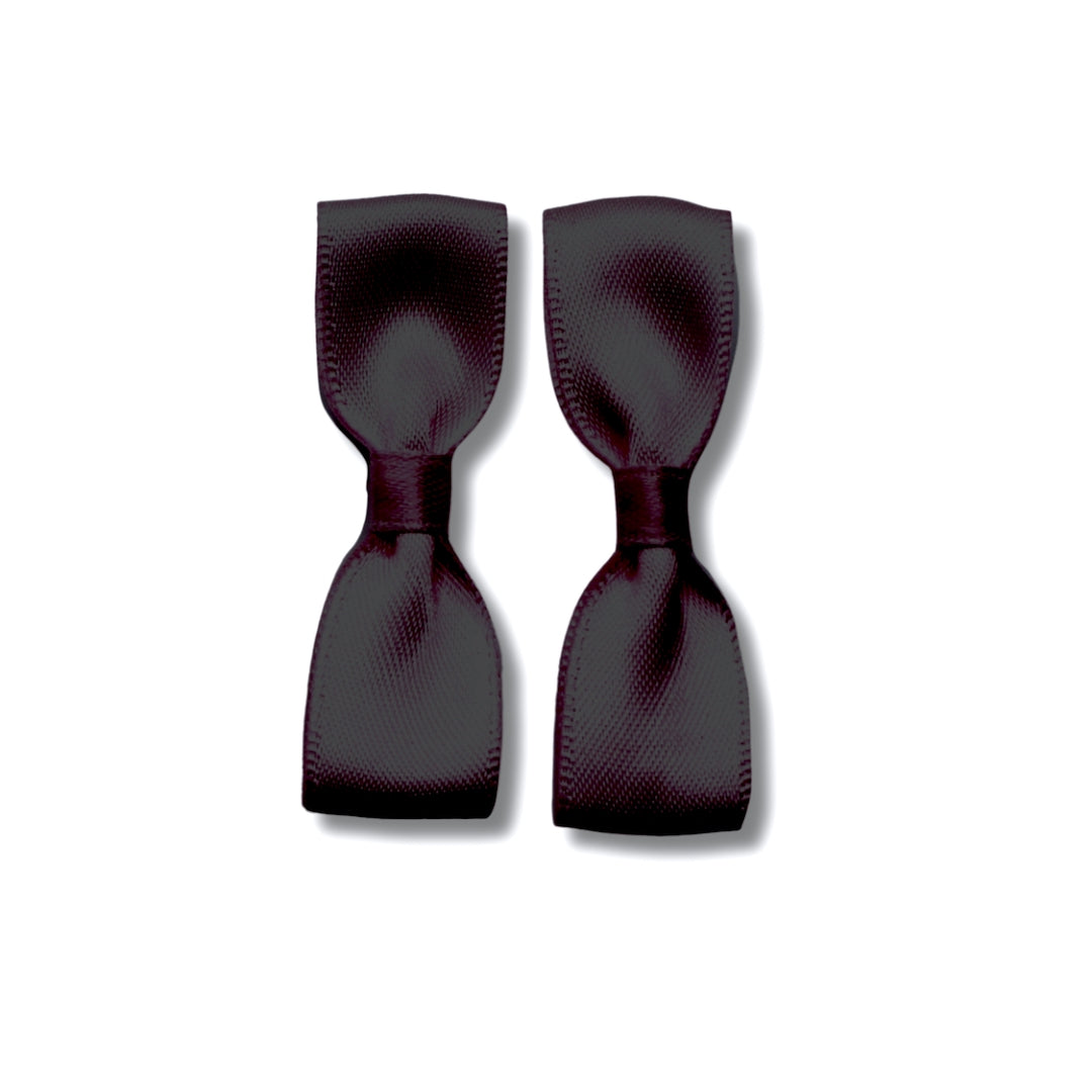 Femme Fatale Black Bow Earrings