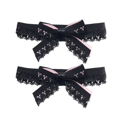 Belle Black Heel Straps