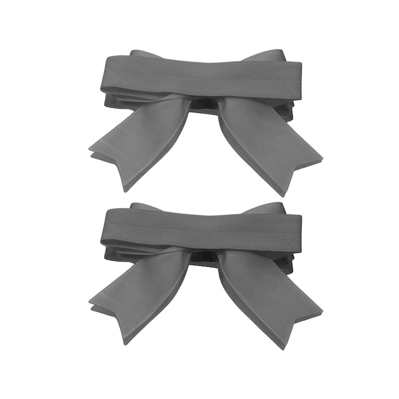 Black Bow Heel Straps