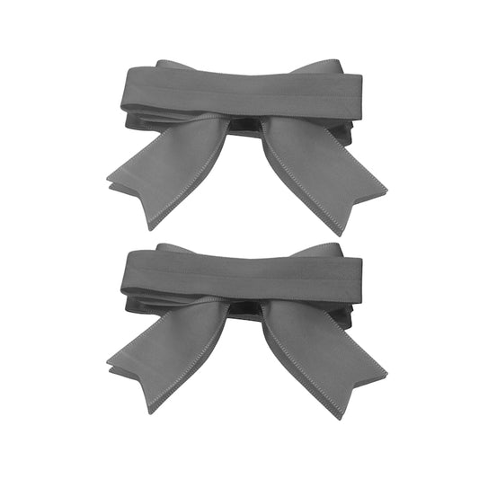 Black Bow Heel Straps