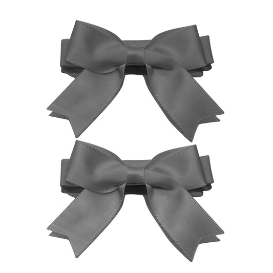 Black Bow Heel Straps