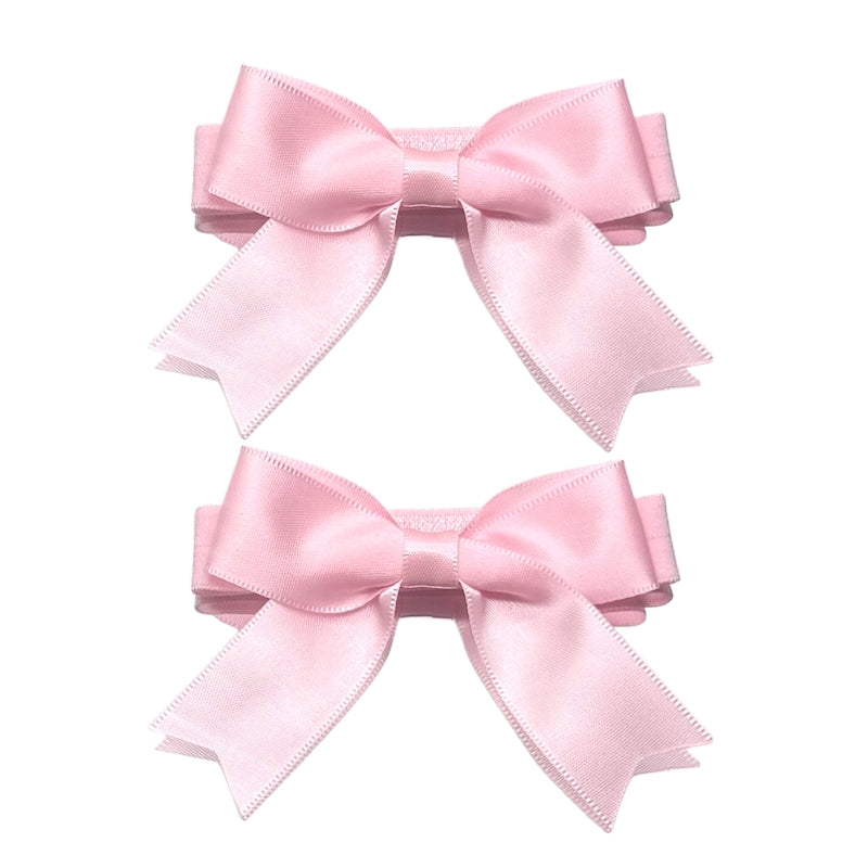 Bombshell Pink Bow Heel Straps