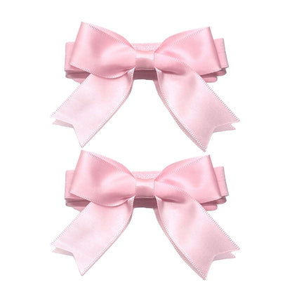 Bombshell Pink Bow Heel Straps