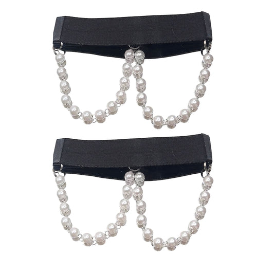 Back View of Centerfold Pearl Heel Straps